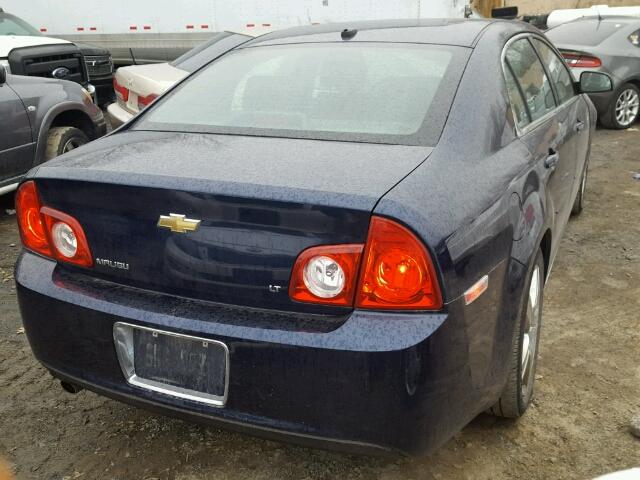 1G1ZH57B394260797 - 2009 CHEVROLET MALIBU 1LT BLUE photo 4