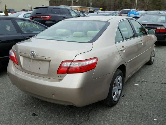 4T1BE46K37U615487 - 2007 TOYOTA CAMRY NEW TAN photo 4