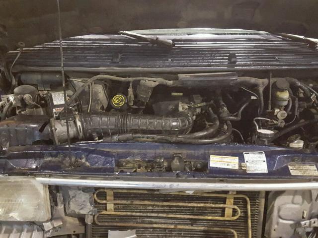 1FMDA41X9TZB11241 - 1996 FORD AEROSTAR BLUE photo 7