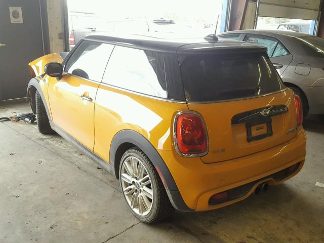 WMWXM7C51ET970526 - 2014 MINI COOPER S ORANGE photo 3