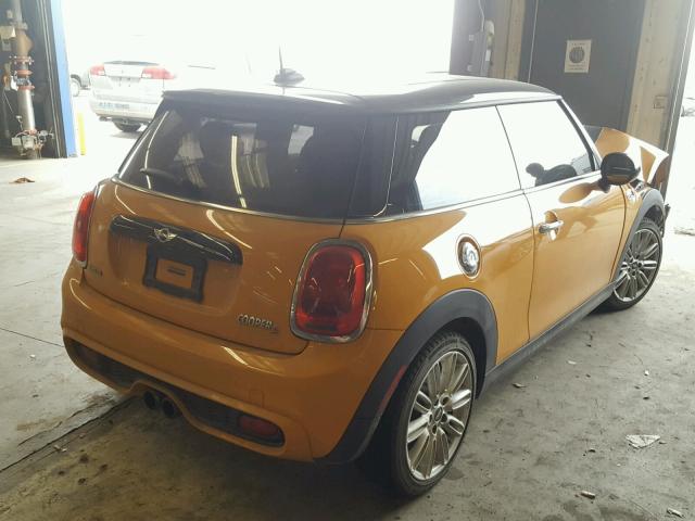 WMWXM7C51ET970526 - 2014 MINI COOPER S ORANGE photo 4