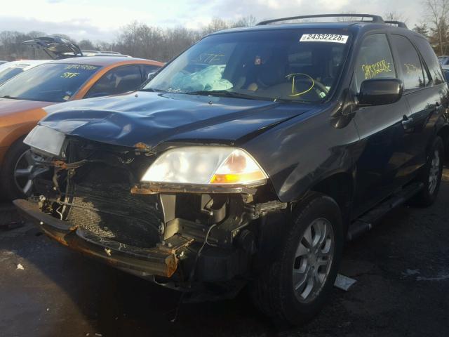 2HNYD18903H531497 - 2003 ACURA MDX TOURIN BLACK photo 2