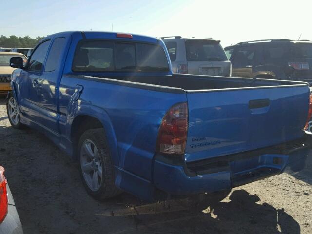 5TETU22NX6Z271470 - 2006 TOYOTA TACOMA X-R BLUE photo 3