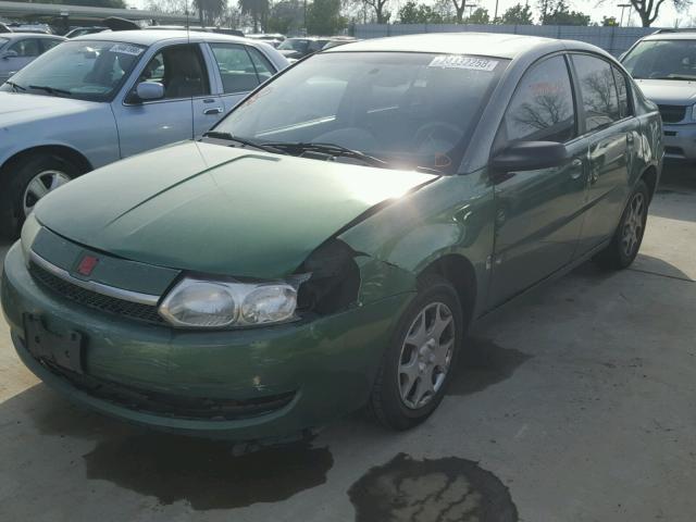 1G8AJ52F63Z141830 - 2003 SATURN ION LEVEL GREEN photo 2