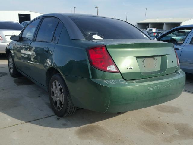 1G8AJ52F63Z141830 - 2003 SATURN ION LEVEL GREEN photo 3