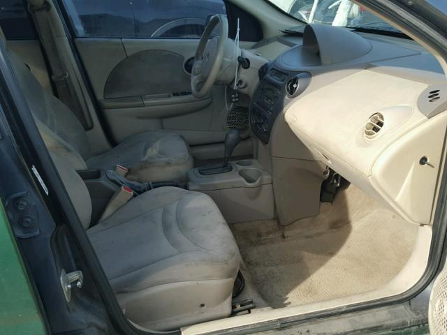 1G8AJ52F63Z141830 - 2003 SATURN ION LEVEL GREEN photo 5
