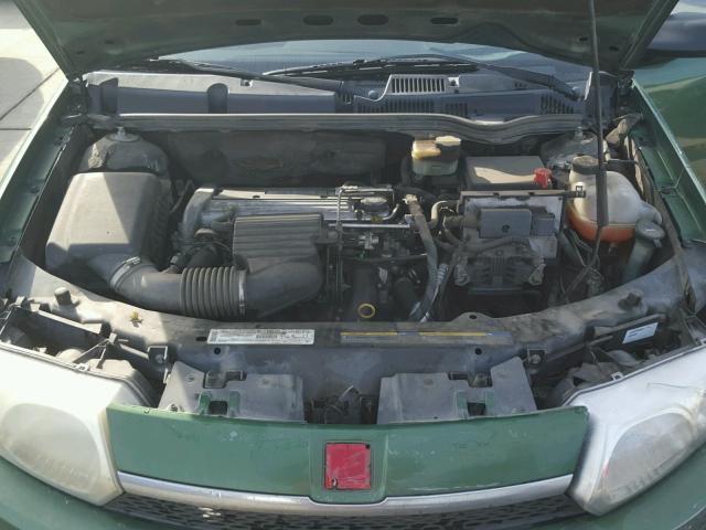 1G8AJ52F63Z141830 - 2003 SATURN ION LEVEL GREEN photo 7