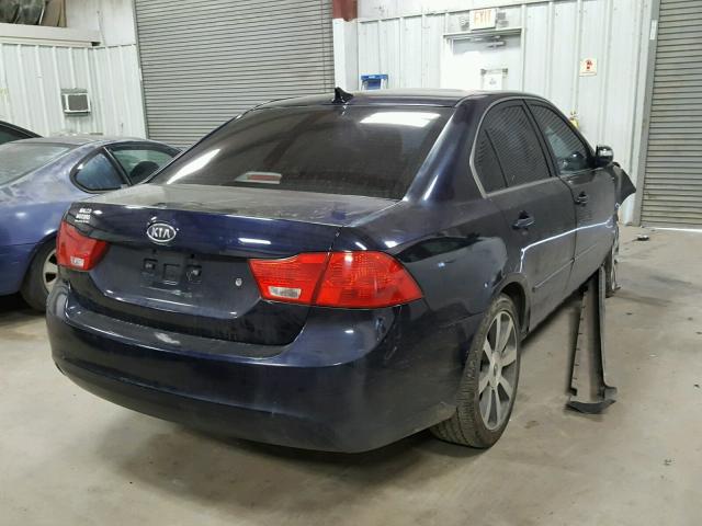 KNAGG4A83A5378627 - 2010 KIA OPTIMA LX PURPLE photo 4