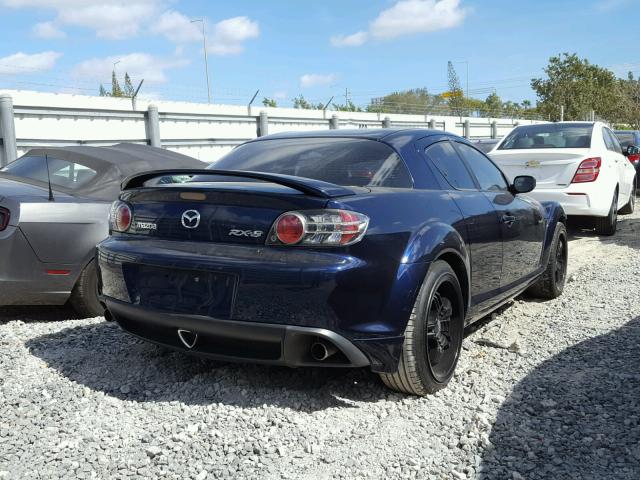 JM1FE173770213023 - 2007 MAZDA RX8 BLUE photo 4