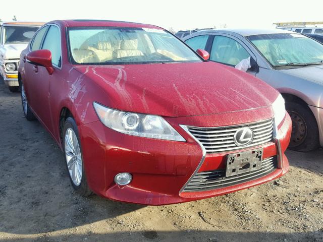 JTHBK1GG6D2042192 - 2013 LEXUS ES 350 RED photo 1