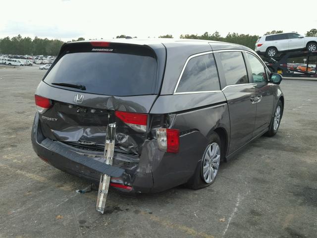 5FNRL5H6XGB067060 - 2016 HONDA ODYSSEY EX GRAY photo 4