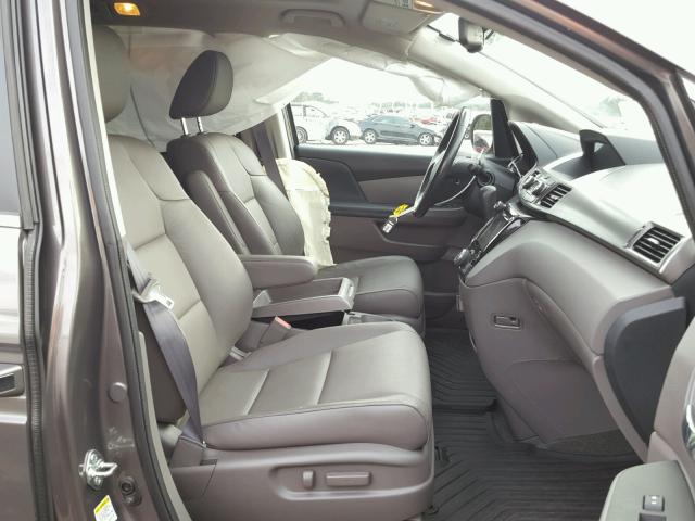 5FNRL5H6XGB067060 - 2016 HONDA ODYSSEY EX GRAY photo 5