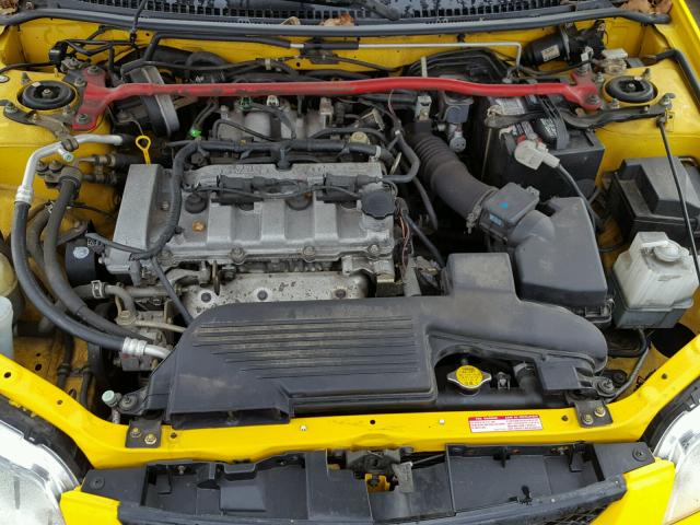 JM1BJ245131145912 - 2003 MAZDA PROTEGE PR YELLOW photo 7