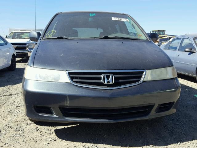 5FNRL18664B050812 - 2004 HONDA ODYSSEY EX GRAY photo 9