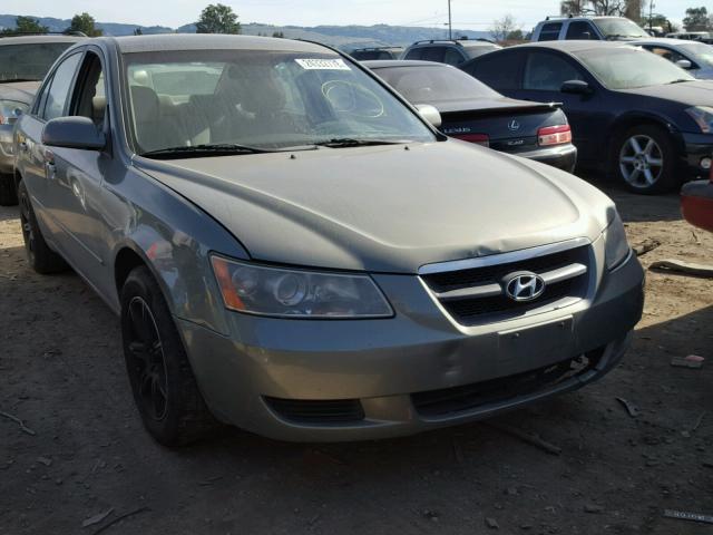 5NPET46C58H353337 - 2008 HYUNDAI SONATA GREEN photo 1