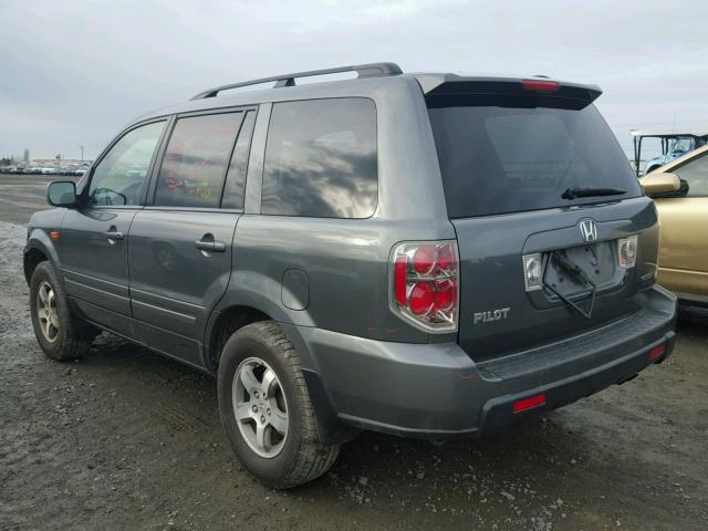 5FNYF18558B044967 - 2008 HONDA PILOT EXL GRAY photo 3