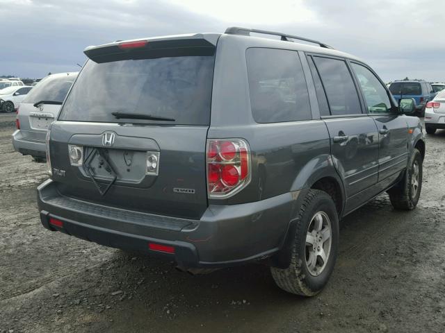 5FNYF18558B044967 - 2008 HONDA PILOT EXL GRAY photo 4