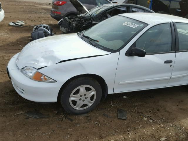 1G1JF52T6Y7217698 - 2000 CHEVROLET CAVALIER L WHITE photo 9