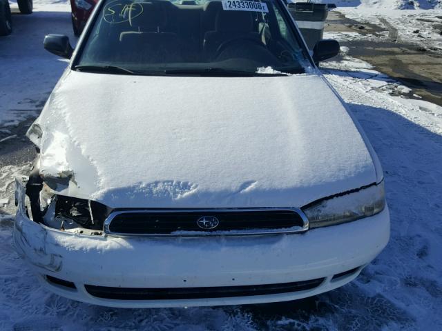 4S3BD6358S9210836 - 1995 SUBARU LEGACY L WHITE photo 7