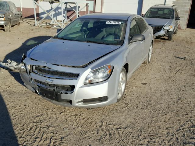 1G1ZA5EU4BF356635 - 2011 CHEVROLET MALIBU LS ვერცხლისფერი ფოტო 2