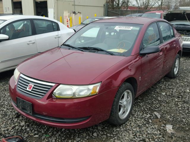 1G8AJ54F25Z178051 - 2005 SATURN ION LEVEL MAROON photo 2