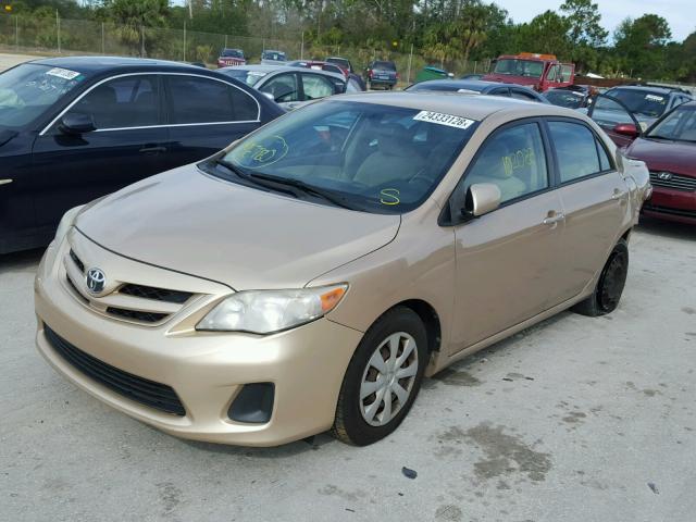 JTDBU4EEXB9123991 - 2011 TOYOTA COROLLA BA GOLD photo 2