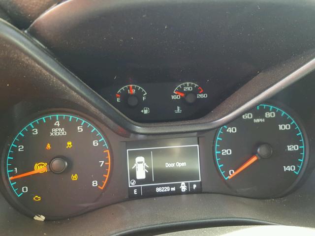 1GCGSBE31F1160317 - 2015 CHEVROLET COLORADO L SILVER photo 8