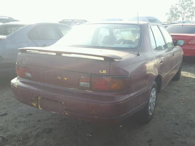 4T1BG12K0TU813422 - 1996 TOYOTA CAMRY DX MAROON photo 4