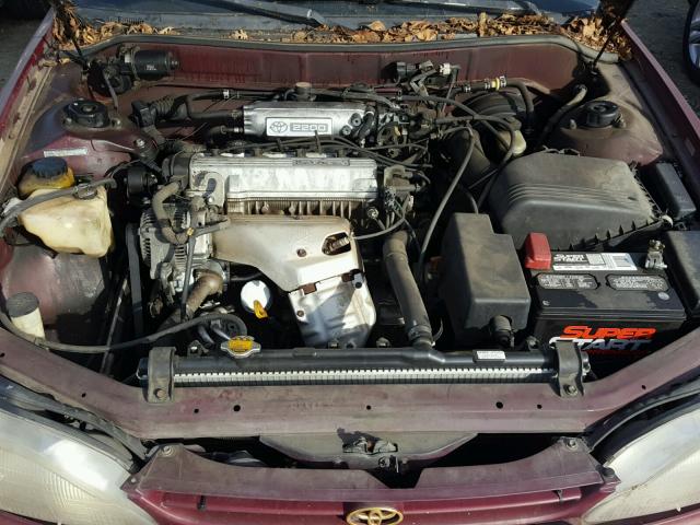 4T1BG12K0TU813422 - 1996 TOYOTA CAMRY DX MAROON photo 7