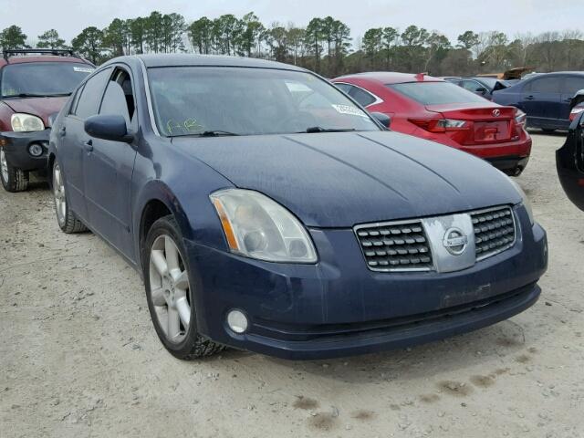 1N4BA41E04C803389 - 2004 NISSAN MAXIMA SE BLUE photo 1