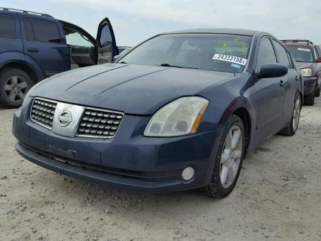 1N4BA41E04C803389 - 2004 NISSAN MAXIMA SE BLUE photo 2