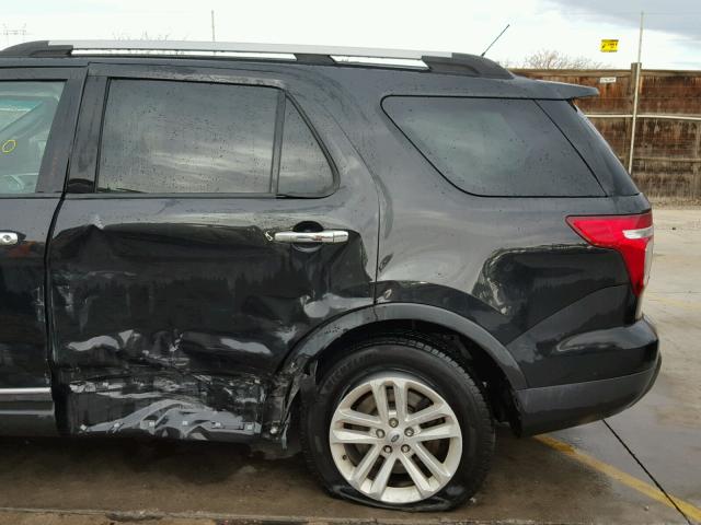 1FM5K7D90FGB75927 - 2015 FORD EXPLORER X BLACK photo 9