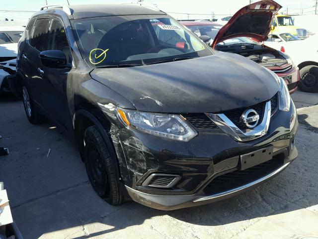 KNMAT2MT1GP631059 - 2016 NISSAN ROGUE S BLACK photo 1