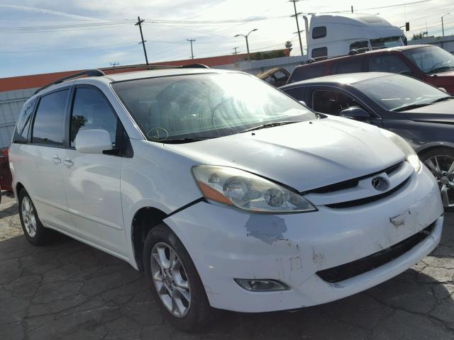 5TDZA22C96S452249 - 2006 TOYOTA SIENNA XLE WHITE photo 1