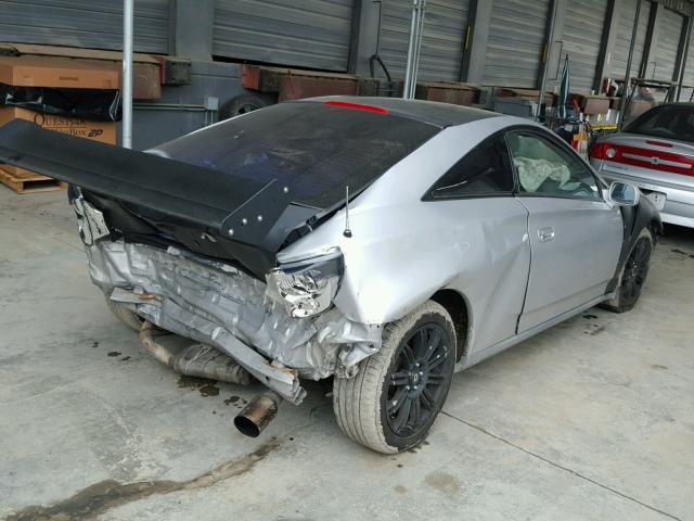 JTDDY38T4Y0014604 - 2000 TOYOTA CELICA GT- SILVER photo 4