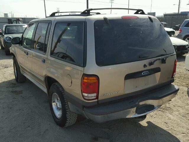 1FMZU63E0YUB18281 - 2000 FORD EXPLORER X GOLD photo 3