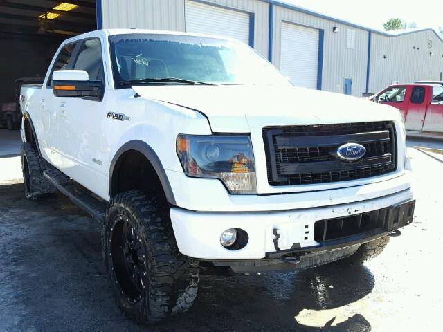 1FTFW1ET8EKF20444 - 2014 FORD F150 SUPER WHITE photo 1