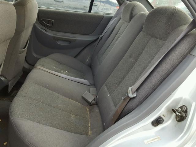 KMHCG45C72U368282 - 2002 HYUNDAI ACCENT GL SILVER photo 6