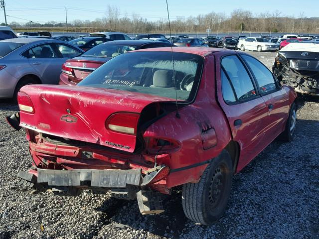 1G1JC5242S7175281 - 1995 CHEVROLET CAVALIER RED photo 4