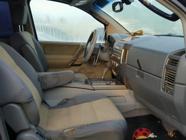 1N6AA06B44N575332 - 2004 NISSAN TITAN XE BLACK photo 5