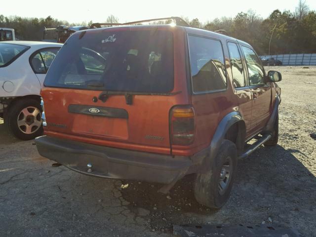 1FMYU22E1XUB28757 - 1999 FORD EXPLORER RED photo 4