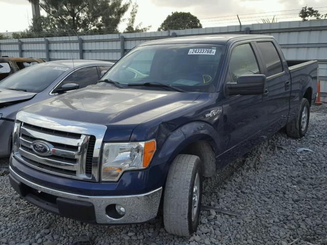 1FTFW1CF6CFB11037 - 2012 FORD F150 SUPER BLUE photo 2