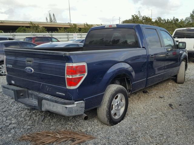 1FTFW1CF6CFB11037 - 2012 FORD F150 SUPER BLUE photo 4