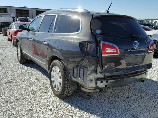 5GAKRCKD9HJ158201 - 2017 BUICK ENCLAVE BROWN photo 3