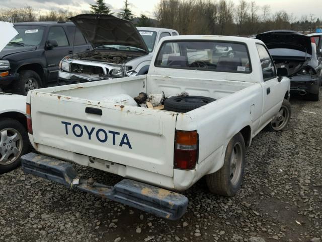 4TARN81A3PZ064288 - 1993 TOYOTA PICKUP 1/2 WHITE photo 4