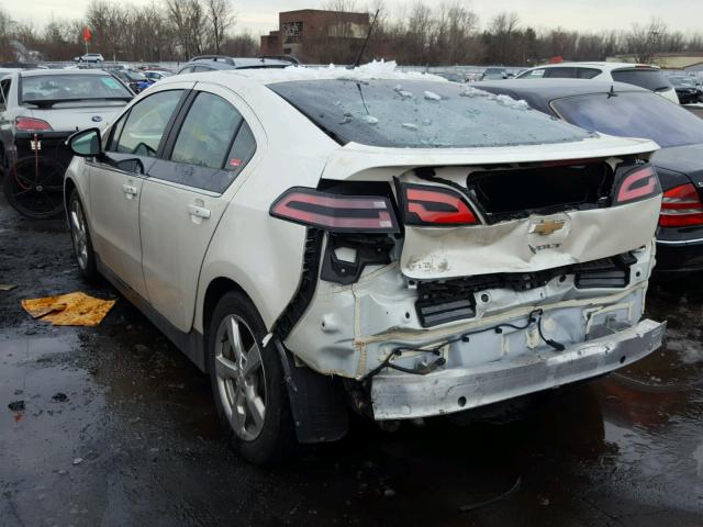 1G1RH6E43EU149381 - 2014 CHEVROLET VOLT WHITE photo 3