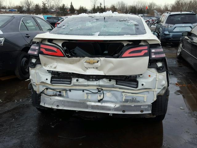 1G1RH6E43EU149381 - 2014 CHEVROLET VOLT WHITE photo 9