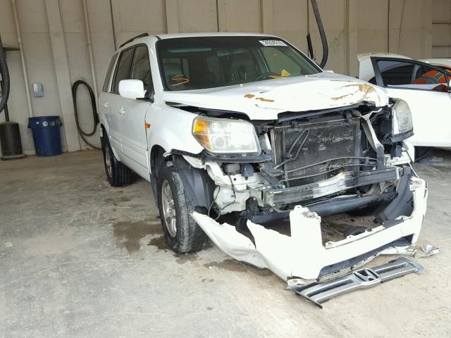 5FNYF285X6B045826 - 2006 HONDA PILOT EX WHITE photo 1