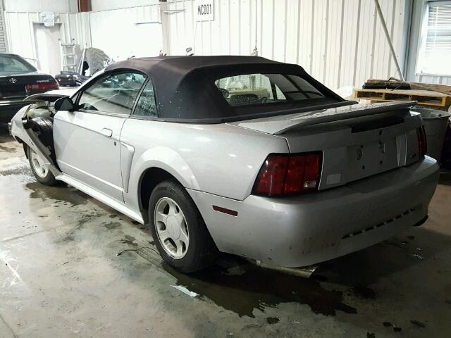 1FAFP4449YF268053 - 2000 FORD MUSTANG SILVER photo 3