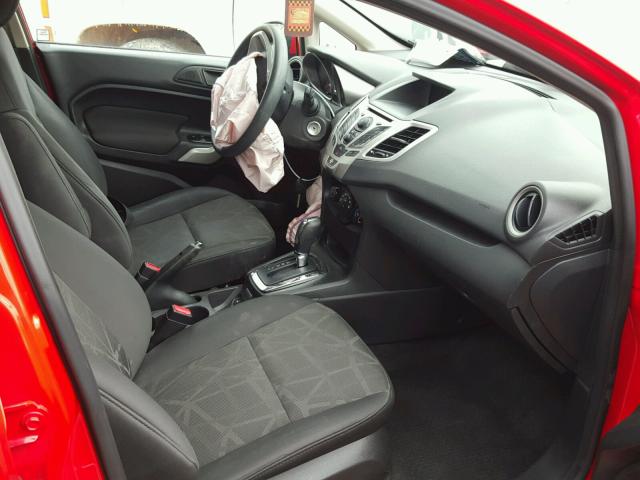 3FADP4BJ5DM224707 - 2013 FORD FIESTA SE RED photo 5